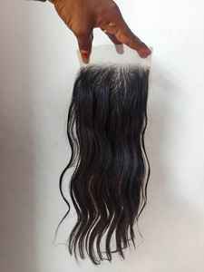 Extensions de Cheveux Humains Bruts Ondulés Naturels HD Lace Closure 5x5 - Product Image 3