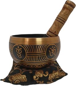 Handmade Tibetan Singing Bowl With Wooden Stick for Meditation Yoga Handmade Religious Musical Sound Bowl. - Product Image 3