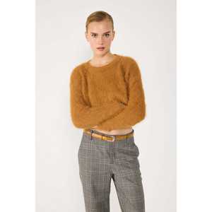 Suéter Corto Informal de Mujer con Estampado Floral, Talla XS, Cárdigan Transpirable y Ligero para Otoño e Invierno, Tejido de Punto en la Parte Delantera - Product Image 6