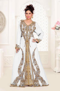 Modern Moroccan Islamic <b>Kaftan</b> for Women Long Floor-Length <b>Beach</b> <b>Dress</b> with Breathable Long Sleeves ODM Supply - Product Image 3