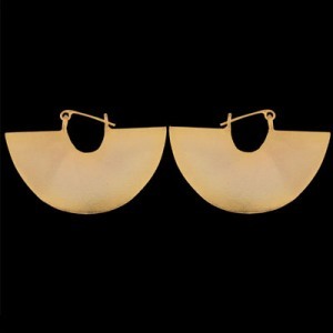 Boucles d'oreilles pendantes créoles en laiton faites à la main, plaquées or, style ethnique vintage, pour soirée, bijoux tendance en perles, idéales pour un cadeau - Product Image 1