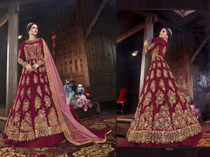 Meilleur filet Salwar Kameez avec broderie et pierre pour femmes, vêtements indiens et péruviens, prix de gros - Product Image 5