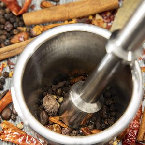 Trituradora y molinillo de mortero y mortero de buena calidad, herramientas de cocina, hierbas trituradas, Khal Batta, logotipo personalizado - Product Image 5