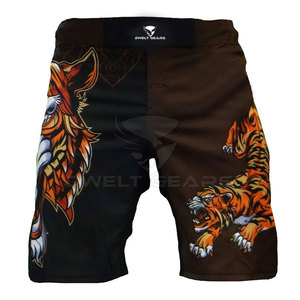 Pantalones Cortos de Boxeo MMA de Alta Calidad, Ropa Deportiva de Compresión para Hombre, Material Spandex/Poliéster, Transpirable, Cómodo, Color Personalizado - Product Image 1