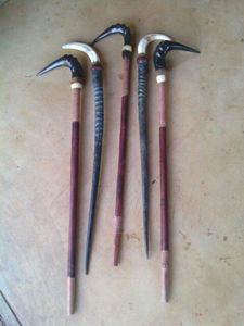 Poignée SOUNDS Corne de buffle Taille personnalisée Poignée de bâton en corne de buffle naturelle de meilleure qualité Poignée de bâton de vache de couleur naturelle - Product Image 3