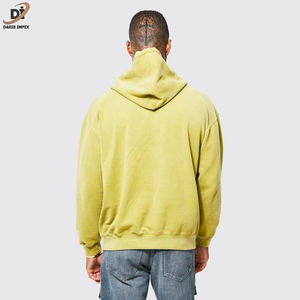 Sweat-shirts à capuche surdimensionnés pour hommes, style streetwear, personnalisables, avec impression, tissu polaire polyester/coton, logo personnalisé - Product Image 2