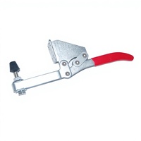 Pince à genouillère horizontale robuste de 500 lb à dégagement rapide avec axe réglable