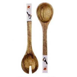 Accesorios de Último Modelo, Juego de Servidores de Ensalada Recubiertos de Resina, Ecológicos, Aptos para Lavavajillas, Utensilios para Ensalada, Cocina, Hechos en India - Product Image 3