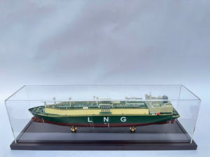 Modèle réduit de navire de méthanier en bois de haute qualité Gia Nhien Design personnalisé quantité minimale de commande bas Cadeau de fantaisie du fabricant - Product Image 4