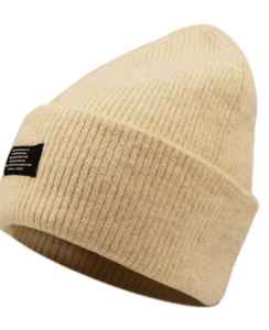 Gorro de felpa de bloque de color a rayas Maillard, gorro de invierno suave y transpirable con ajuste elástico, lavable a mano, opciones multicolores para - Product Image 2