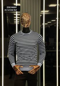 เสื้อสเวตเตอร์ลำลองสำหรับผู้ชายฤดูใบไม้ร่วงคอโปโลแขนยาวมีซิปผ้าขนแกะแคชเมียร์กันความร้อนไม่ยับพิมพ์ลายด้านหน้าผ้าแจ็คการ์ด - Product Image 6