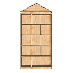 Étagère de bibliothèque en bois de caoutchouc au design moderne 100x30x210cm KTMN002 pour écoles et supermarchés - Product Image 4
