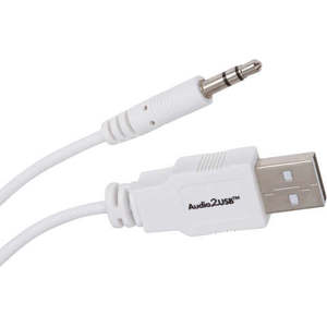 Audio2USB ™   Câble pour enregistrer l'audio et la musique provenant de sources audio 1/8 (3,5 mm) - Product Image 1