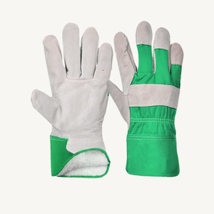 Guantes DE SEGURIDAD DE CUERO Guantes de trabajo de invierno duraderos Cuero de vaca dividido para máxima seguridad y comodidad - Product Image 4