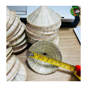 Chapeau conique en feuille de bambou, mini chapeau conique vietnamien Non La pour la décoration artisanale, souvenir de haute qualité - Product Image 4