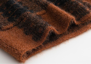 Suéter de invierno informal de talla grande para mujer, patrón sólido, algodón súper suave, corte clásico, manga larga, transpirable - Product Image 6