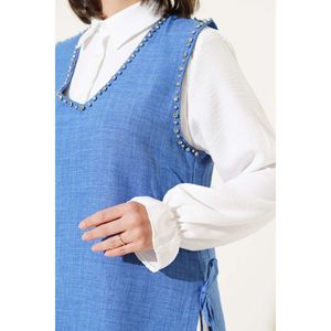 ชุดเน็กไท3ชิ้นประดับด้วยหินสีคราม - Product Image 2