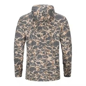 Sudadera de pesca de manga larga de secado rápido, sudaderas con capucha, Material de poliéster Spandex UPF 50, sudadera de pesca OEM ajustada para hombres, personalizada - Product Image 5
