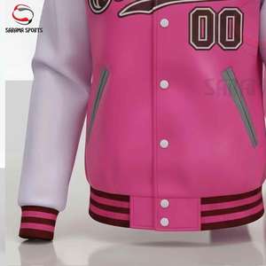 High Quality Letterman <b>Jacket</b> For Men Wholesale Price Fully Customised Product Custom Logo Patch <b>Work</b> Baseball Leather <b>Jacket</b> - Product Image 6