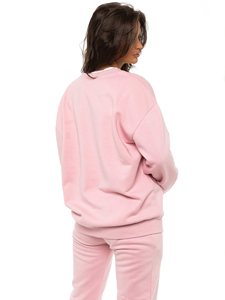 Sudadera de Moda para Mujer con Media Cremallera, Cuello Alto, Manga Larga, Color Sólido, Estilo Casual - Product Image 5