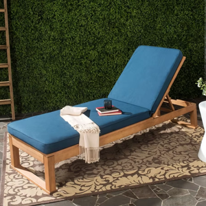 Chaises longues pliantes en bois massif de style minimaliste moderne pour l'extérieur, pour la piscine, la chambre à coucher, l'hôtel, fabriquées en Indonésie par ARDENA - Product Image 1