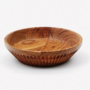 Bol en bois de mangue le plus vendu plateau de saladier taille personnalisée fabriqué en inde - Product Image 4