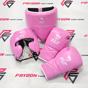 Conjunto de boxeo dorado personalizado OEM, disponible en varios colores y tallas, para entrenamiento de MMA, Muay Thai, Kickboxing, protección para cabeza e ingle. - Product Image 6