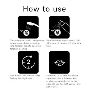 Performans gecikme ürünleri erkekler için süper cinsel aktivite zaman gecikmesi ile mendil - Product Image 6