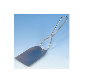 Espátula giratoria de acero inoxidable con asa y soporte colgante de cuerda Espátula ranurada para bistec de pescado de acero Turner - Product Image 6