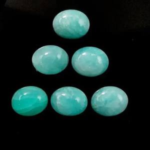 2mm 3mm Amazonite Naturelle Ovale Flatback Cabochons Semi Précieux Véritable Pierres Précieuses Lâches Boutique en Ligne Pierre pour le Dernier Sertissage de Bijoux - Product Image 1