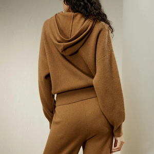 Vente en gros LOGO personnalisé sweat à capuche vierge respirant de haute qualité pour femmes en polaire douce avec fermeture éclair complète surdimensionné de haute qualité pour femmes à vendre - Product Image 3
