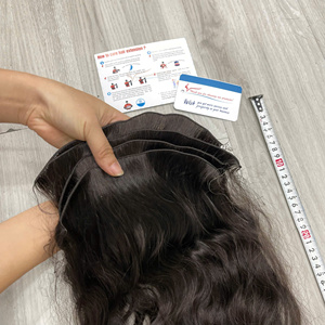 Extensiones de Cabello Tejidas a Mano, Tendencia 2026, Cutícula Alineada, Onduladas Suaves, Precio de Mayoreo de Vietnam - Product Image 2