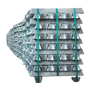 Factory Direct Sale 99.7 Purity Pure Aluminium <b>Ingot</b> <b>Tin</b> Material A7 <b>Ingot</b> for Sale in large quantity - Product Image 1