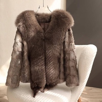 Manteau en fausse fourrure de vison pour femme élégante, hiver, luxe, chaud, manches moelleuses, doux, peluche, tendance