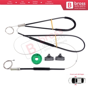 Juego de Reparación de Elevalunas Eléctrico BWR556, Puerta Izquierda o Derecha para Ibiza Cordoba SX 1993-2002, 3 Puertas, HB Coupé, 6K3837401 6K3837402 - Product Image 2