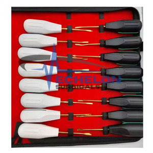 Elevadores de Luxación de Puntas de Raíz con Puntas Doradas, Instrumentos Dentales, Elevadores de Luxación de Raíz, Cirugía Oral, Elevador para Extracción de Dientes - Product Image 2