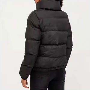 Chaqueta Acolchada Entallada para Mujer, de Alta Calidad, Transpirable, Resistente al Viento, Ecológica, con Forro de Algodón para Invierno, Colores y Logotipo Personalizables - Product Image 3