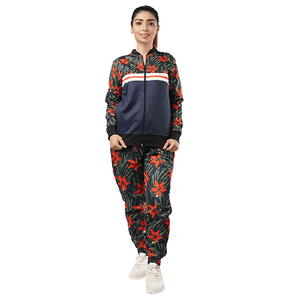 Ropa Deportiva de entrenamiento personalizada para hombre, chándal de dos piezas con cremallera en blanco, para correr - Product Image 3