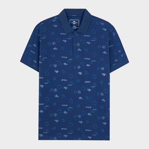 Aristino algodón Regular Fit hombres para camisa APS102S3 Smart Casual estampado manga corta venta al por mayor producto superior a precio caliente - Product Image 3