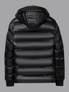 Abrigo informal de invierno para hombre, Abrigo acolchado con capucha y cremallera, chaqueta de otoño, prendas de vestir, chaqueta para hombre - Product Image 2