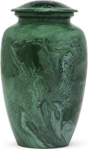 Urna funeraria Meta de urnas de cremación para adultos de aluminio de diseño de alta calidad - Product Image 2