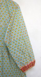 Maxivestido Largo de seda informal para mujer más vendido Bloque de mano floral impreso con decoración de botones Tallas 6XL Ocasión en la playa - Product Image 5