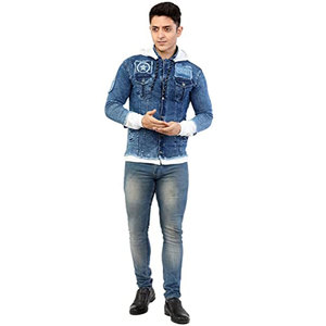 Nouvelle Veste en Jean Décontractée pour Homme 2026 – Grande Poche, Couleur Unie, Style Workwear – Vente en Gros - Product Image 5