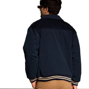 Veste universitaire imperméable à capuche 100% polyester, travail, hiver, décontractée, streetwear, lettreman, stand, haute rue, direct - Product Image 1