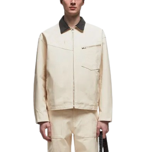 Wholesale 2025 Men's High Quality Breathable Canvas <b>Jacket</b> New Fashion Style with Embroidery Vintage <b>Worker</b> <b>Jacket</b> for Spring - Product Image 6