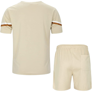 Nouvelle collection 2026 : Ensemble short décontracté unisexe en tissu tricoté respirant (polyester et coton) avec impression numérique – Idéal pour l'été - Product Image 5