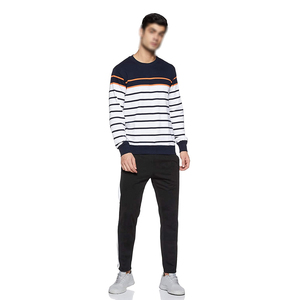 Sudaderas de poliéster de algodón 100% de peso pesado para hombre, logotipo personalizado, cuello redondo, tela francesa, gráfico liso de gran tamaño, 6XL, Invierno en blanco - Product Image 5