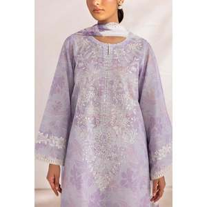 Ensemble de costume pour femme en tissu brodé UF-4450 - Product Image 3