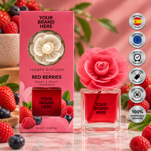น้ำหอมปรับอากาศกลิ่นผลไม้เบอร์รี่สีแดง 90 มล. แบบผลิตภายใต้แบรนด์ของลูกค้า (OEM) |   น้ำหอมปรับอากาศตกแต่งบ้าน |   สเปน สหภาพยุโรป - Product Image 1