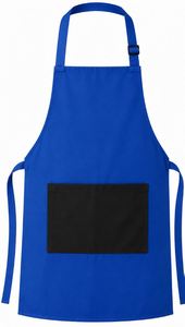 Tablier uniforme en polyester bleu personnalisé pour Noël, vente en gros - Product Image 2